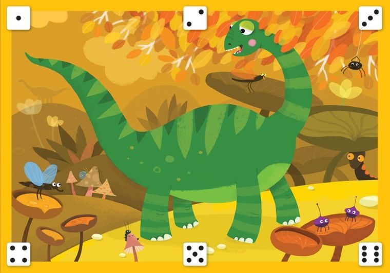 Granna, Moje Dinozaury, układanka edukacyjna