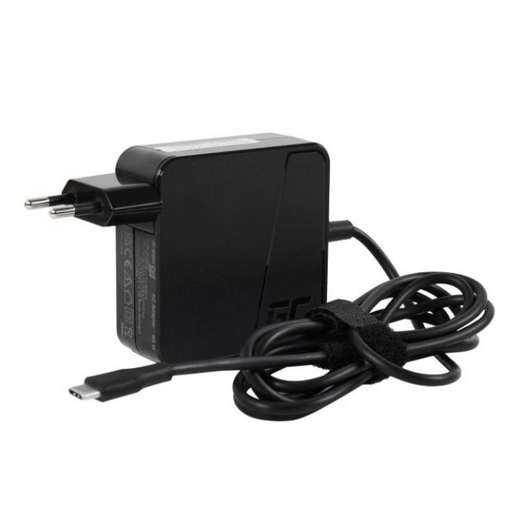 Green Cell, zasilacz, USB-C, 65W, 5V-9V-12V-15V/3A, 20V/3.25A Power Delivery