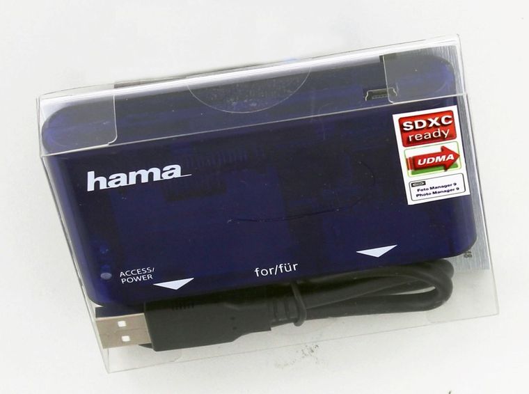 Hama, czytnik kart 35w1, USB 2.0
