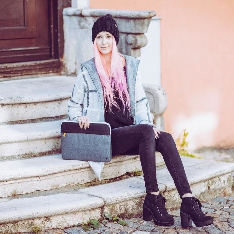 Hama, etui na laptopa, florenz, 13,3", czarno szare