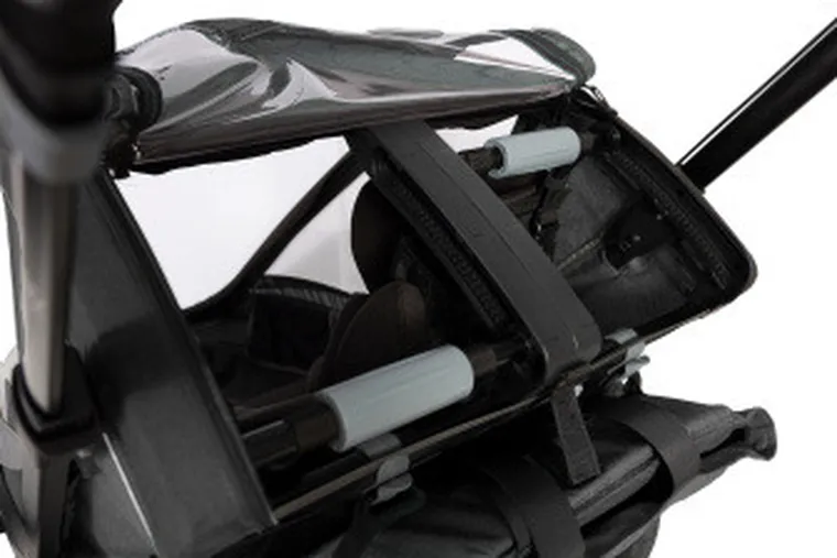 Hamax, Cocoon One, przyczepka rowerowa, grey/black