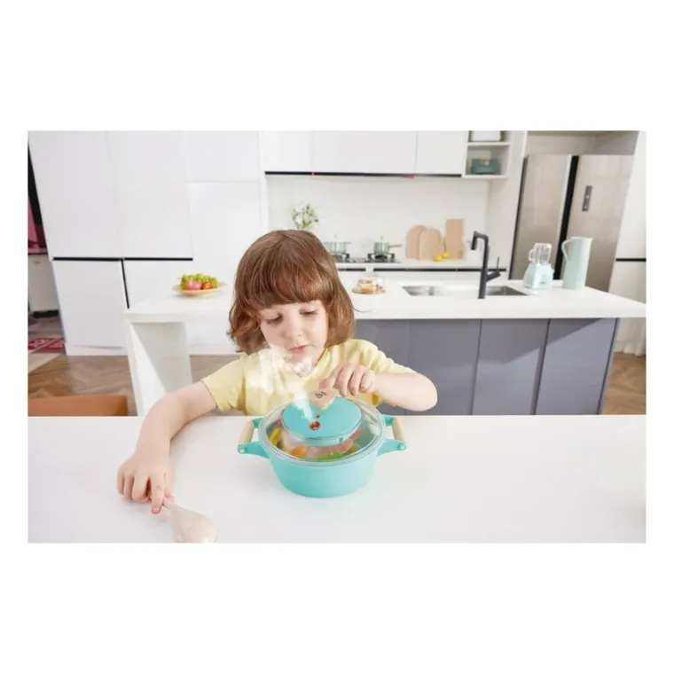 Hape, zestaw do gotowania na parze, zabawka interaktywna