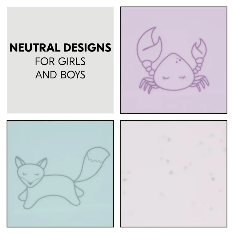 Hauck, Alpha, Crab, podkładka silikonowa, Lavender