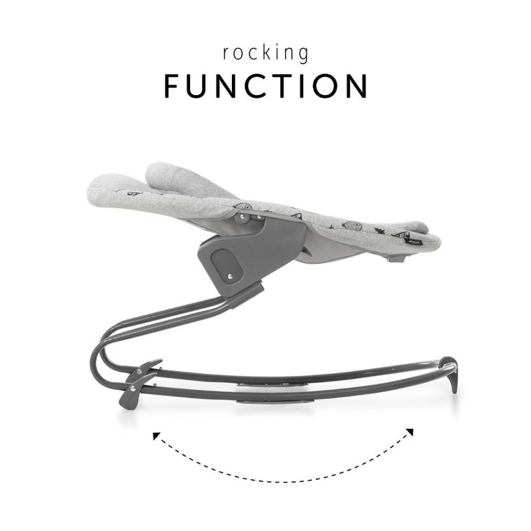 Hauck, Alpha Premium, leżaczek, Grey