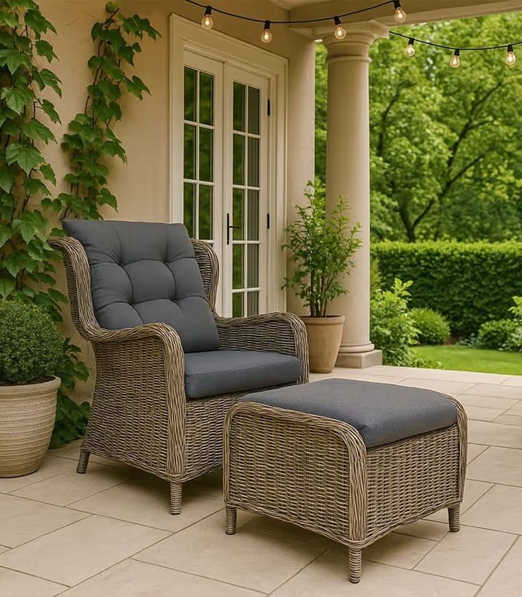 Hedo, Sonata, fotel tarasowy, wypoczynkowy, szary