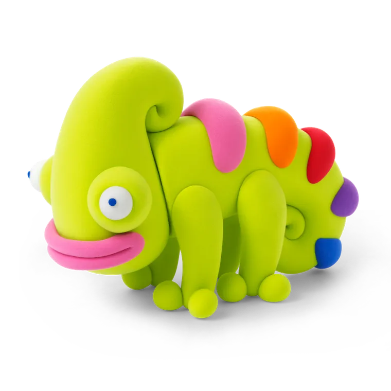 Hey Clay, Egzotyczne Zwierzęta, masa plastyczna, 15 szt.