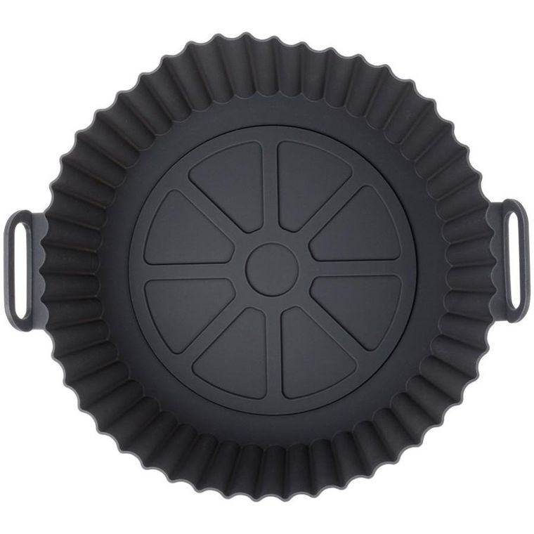 Hit, wkład do frytkownicy air fryer, silikonowy, szary, 20 cm