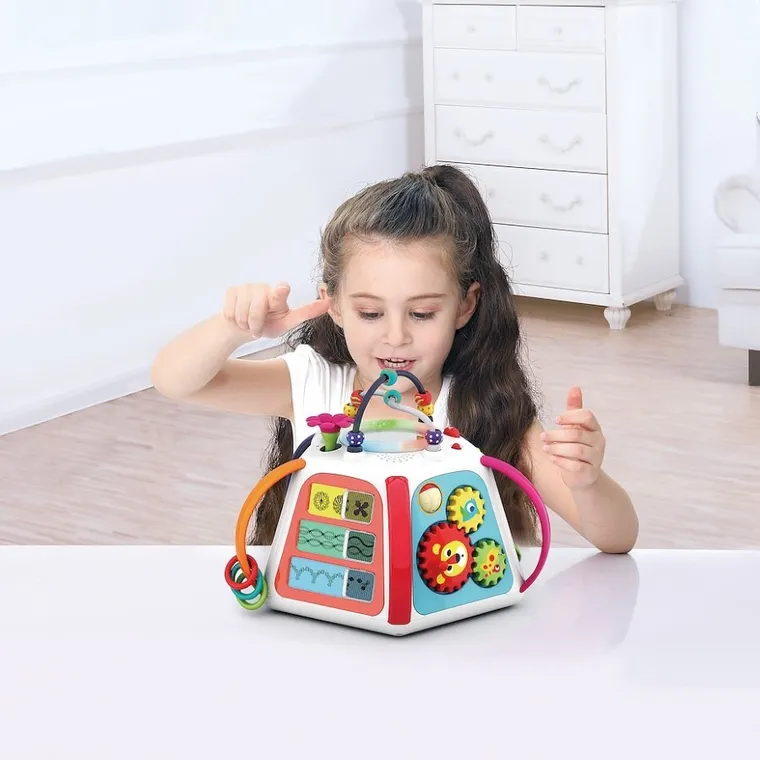 Hola, Interaktywna kostka edukacyjna, zabawka niemowlęca