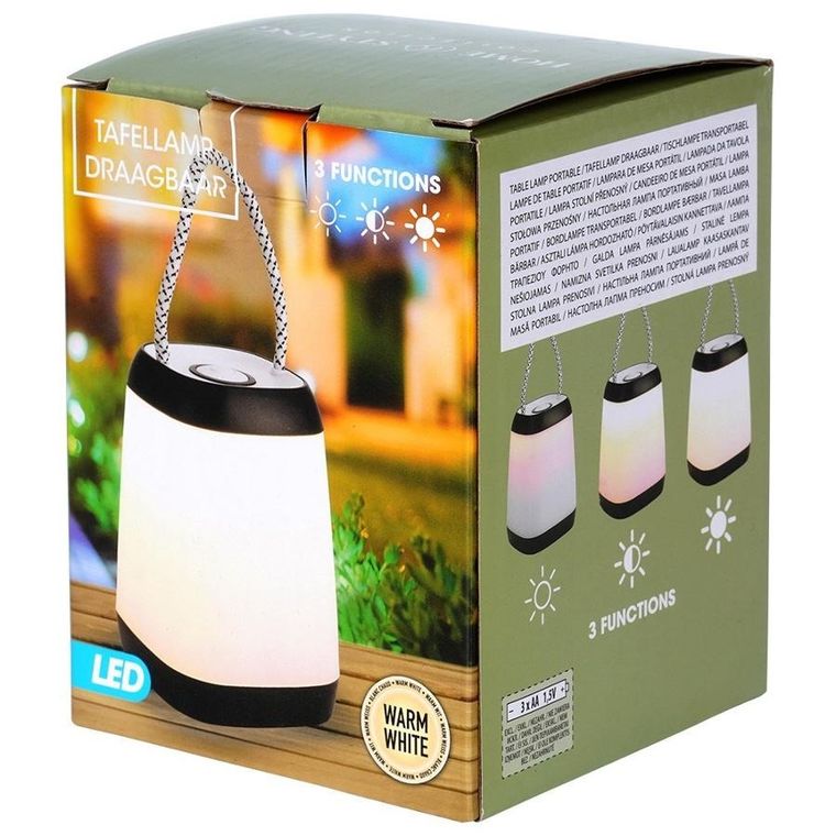 Home Styling Collection, lampa stołowa na baterię LED, 12-9 cm