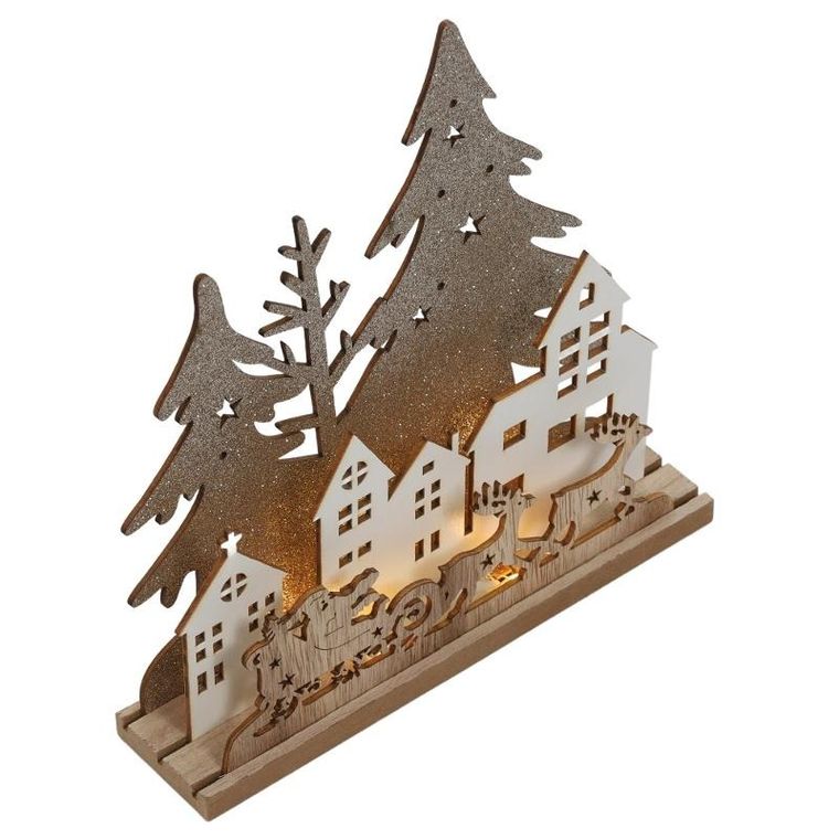 Home Styling Collection, świąteczna lampa stołowa, LED, 20 cm