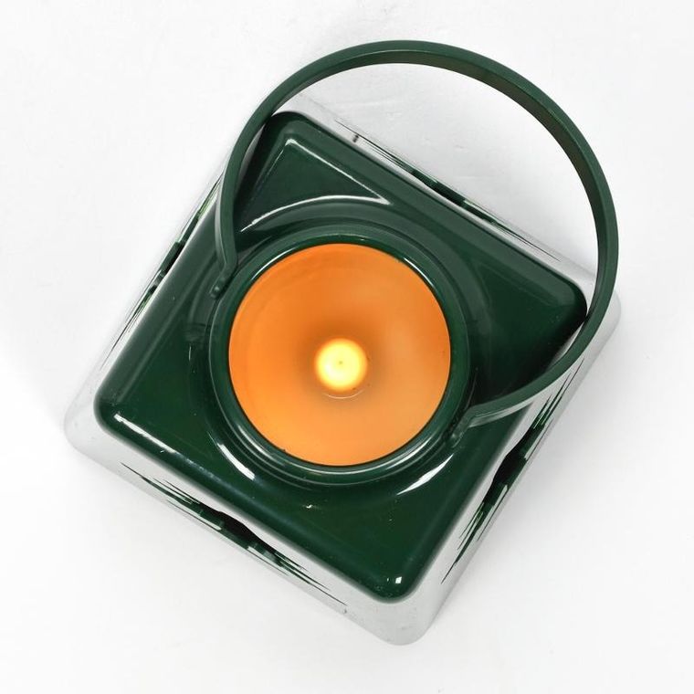 Home Styling Collection, świąteczny lampion ze świecą LED, 14 cm