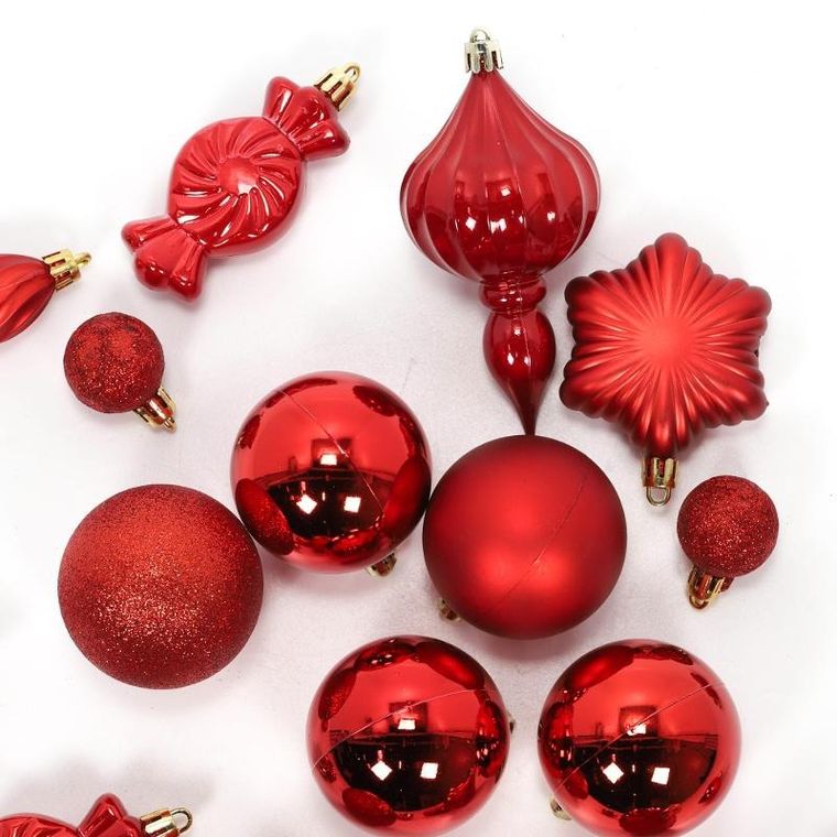 Home Styling Collection, zestaw ozdób na choinkę, 32 szt.