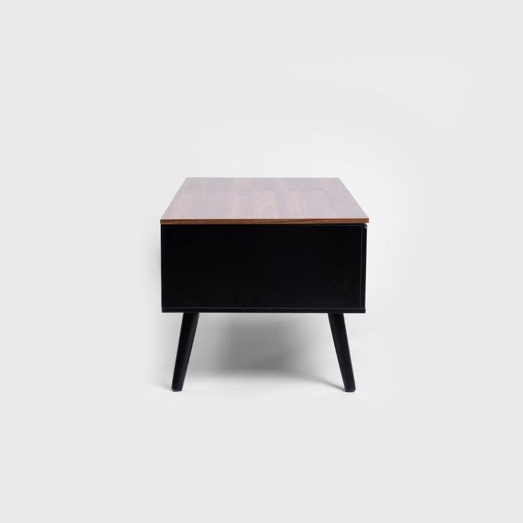 Homla, Anzabi, stolik kawowy, z podnoszonym blatem, brązowy, 105-50,5-43,5 cm