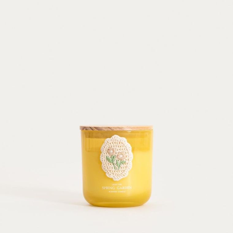 Homla, Crohet, świeca zapachowa, Spring Garden, 300g