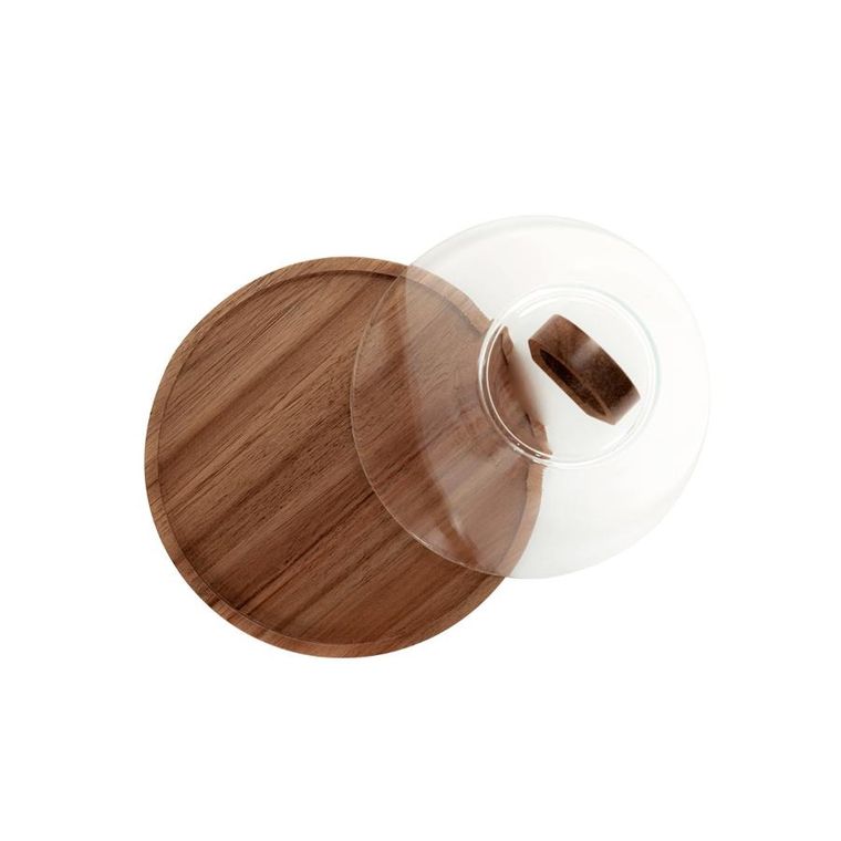 Homla, Lenne, patera, ze szklanym kloszem, 23-19 cm