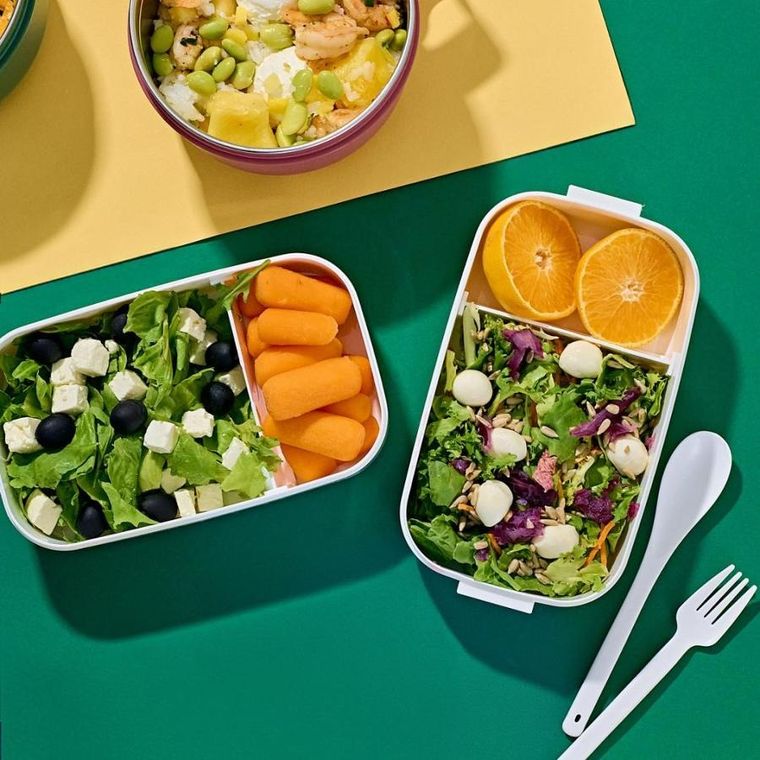 Homla, Loene, lunchbox, biały, 0,75l, 858937
