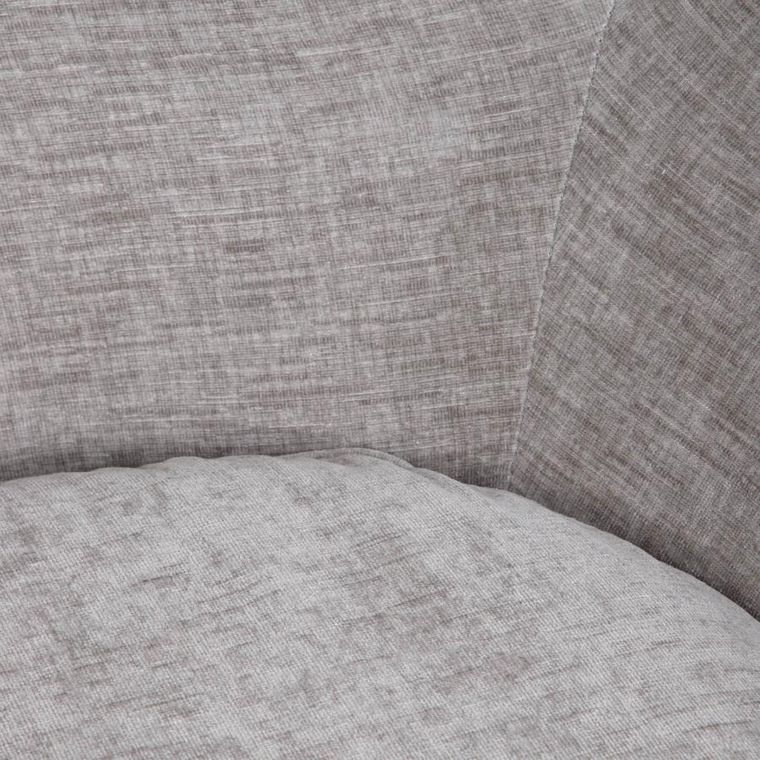 Homla, Lunaire, fotel obrotowy, welurowy, szary, 86-76-87 cm