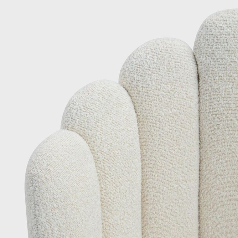 Homla, Luxe, krzesło, Ecru, 49-55-85 cm