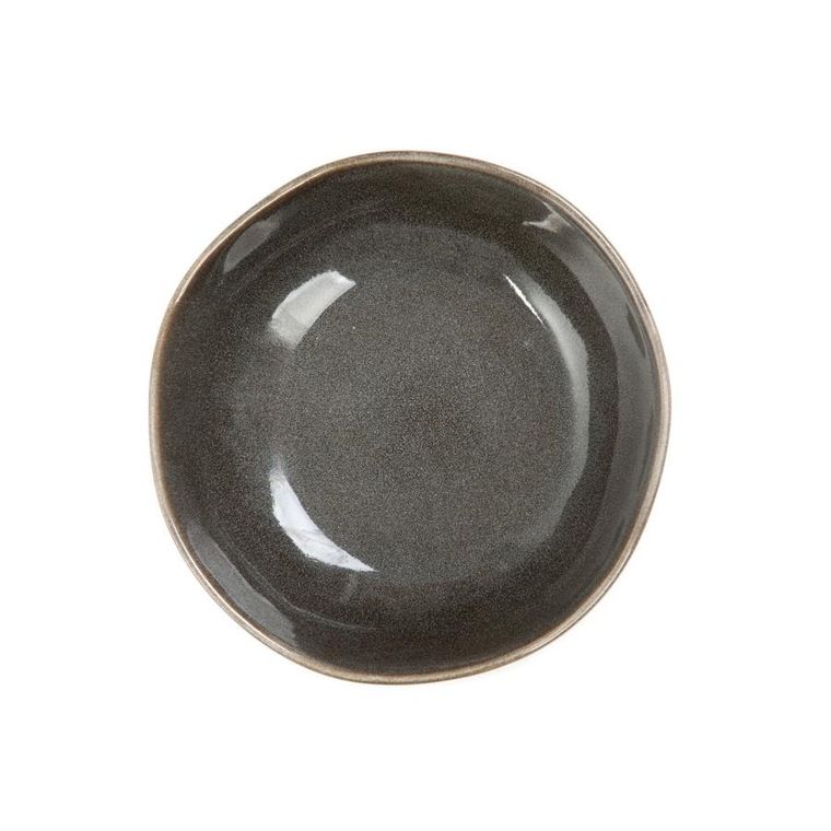 Homla, Mystic, talerz, głęboki szary, 19 cm