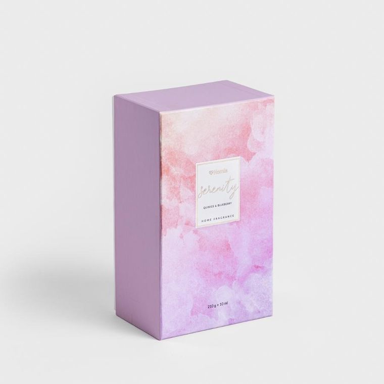 Homla, Serenity, zestaw zapachowy, Quinice & Blueberry, 210 g + 10 ml