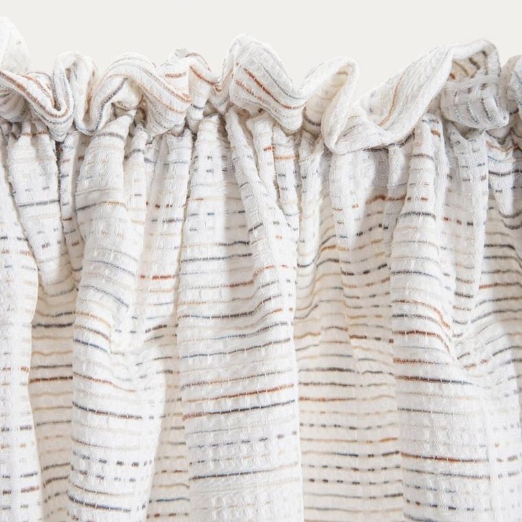 Homla, Siera, zasłona, z ozdobnym wielobarwnym strukturalnym wzorem, 140-250 cm