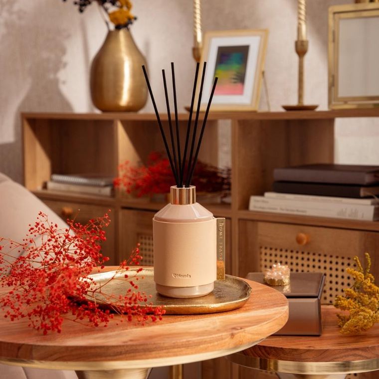 Homla, Sleek Leather, dyfuzor zapachowy, Healing Woods, 200 ml