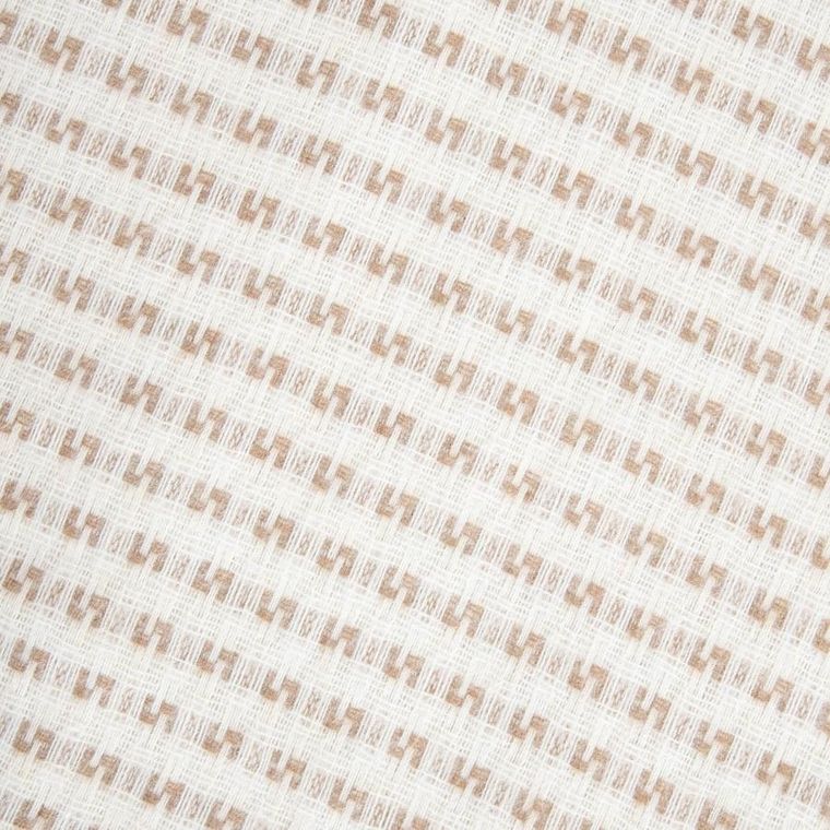 Homla, Sorbo, koc, z frędzlami i strukturalnym beżowym wzorem, 150-200 cm