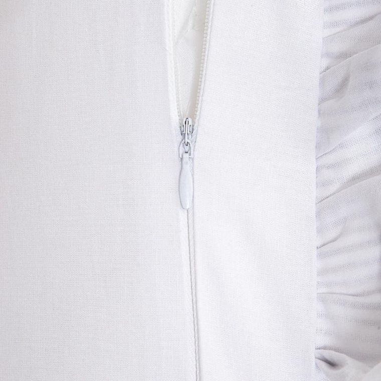 Homla, Tessia, pościel, bawełniana z podwjną falbanką, 160-200 cm