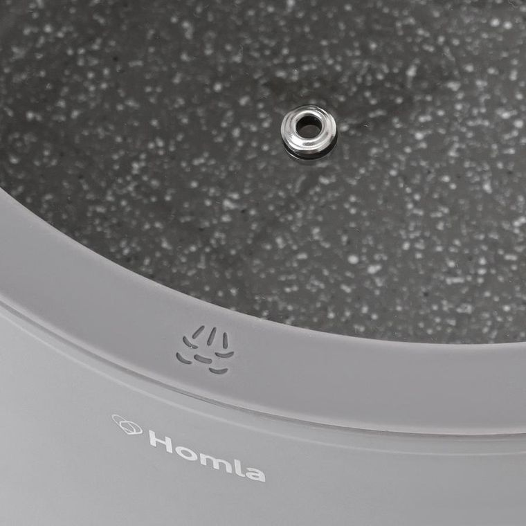 Homla, Tristan, zestaw garnków, szary, 6 elementów