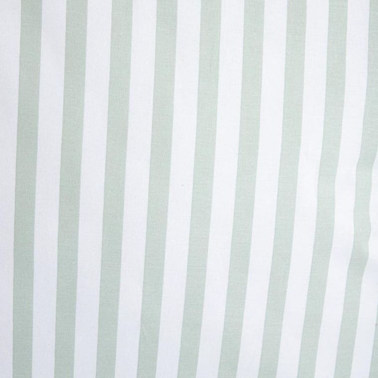 Homla, Trudy, pościel, bawełniana w pistacjowe paski z falbanką, 140-200 cm