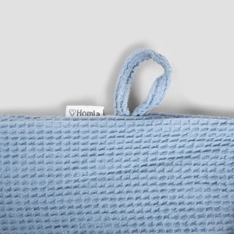 Homla, Vaffel, szlafrok, niebieski, rozmiar S/M