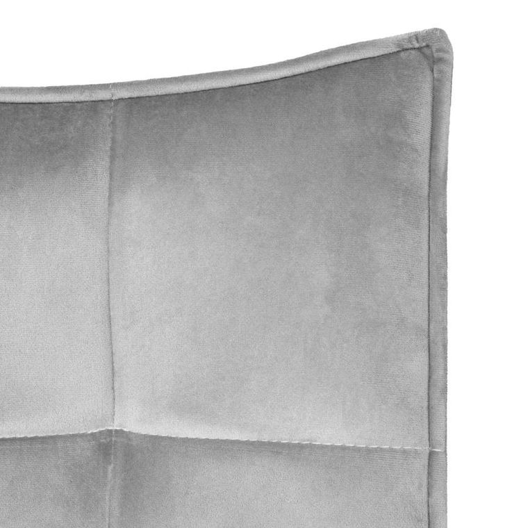 Homla, Vinnis, Fotel z podnóżkiem szary, 96-69-82 cm, 856681