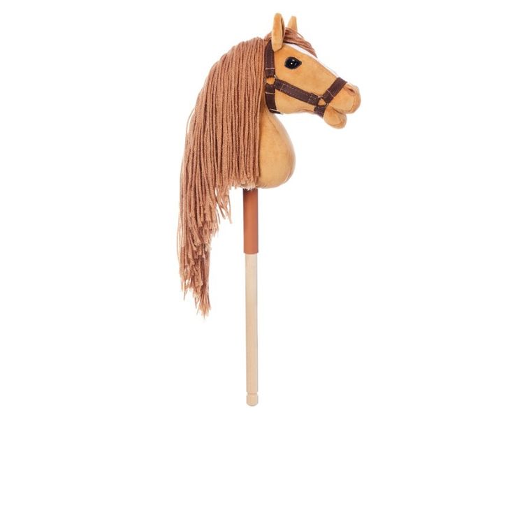 Hoppihorse, Hobby Horse, konik na kiju, A4, długowłosy, kasztanowy