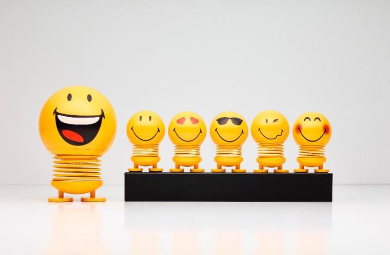 Hoptimist, Smiley Joy S, figurka, yellow