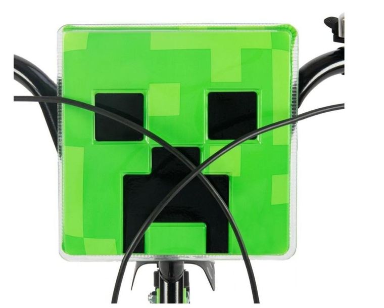 Huffy, Minecraft, rower, 16", zielony