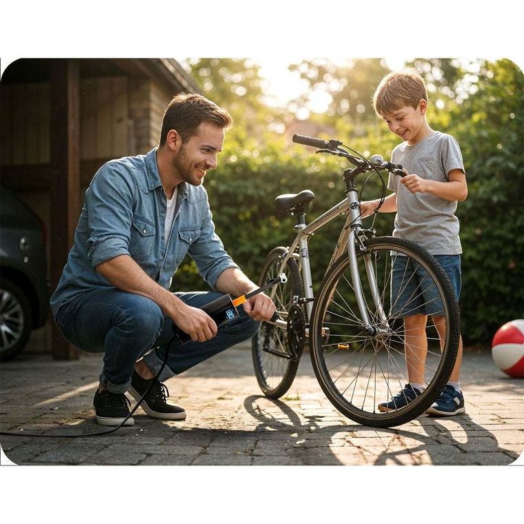 Humberg, kompresor elektryczny, bezprzewodowy