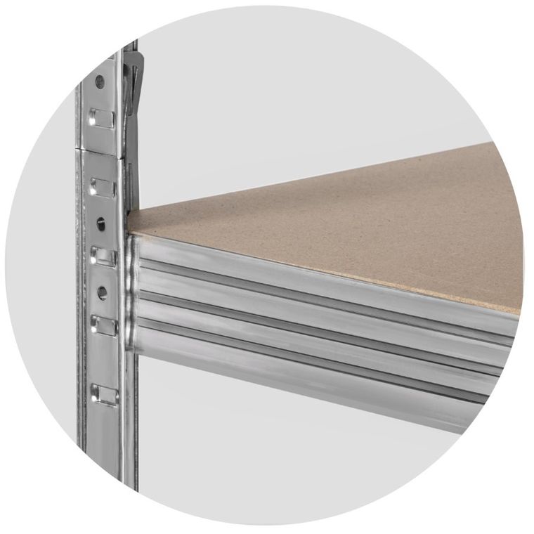 Humberg, regał metalowy, magazynowy, 2w1, 180-90-40 cm