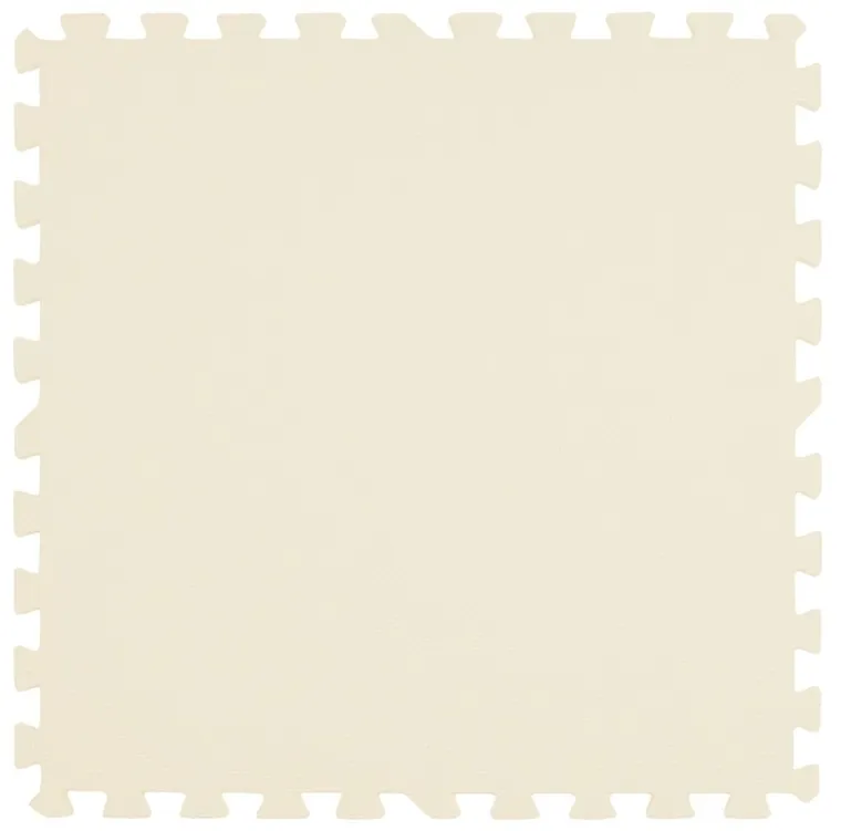 Humbi, mata piankowa, puzzle piankowe, kremowe, beżowe, 60-60 cm, 9 szt.