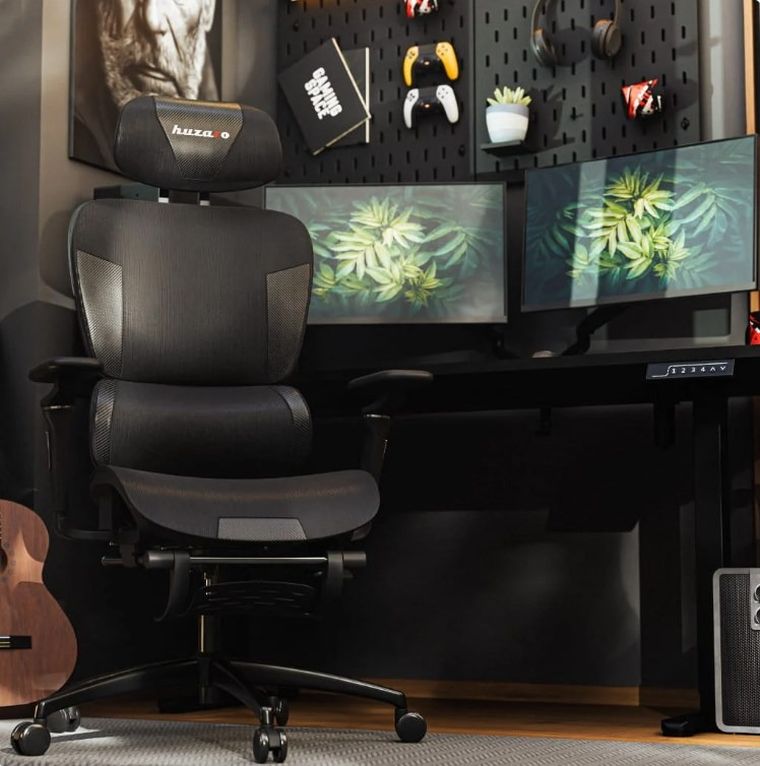 Huzaro, Combat 7.9, fotel gamingowy, Black