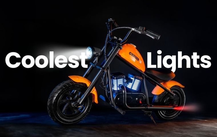 Hyper Gogo, Cruiser 12 Plus, Motocykl, pojazd na akumulator, pomarańczowy