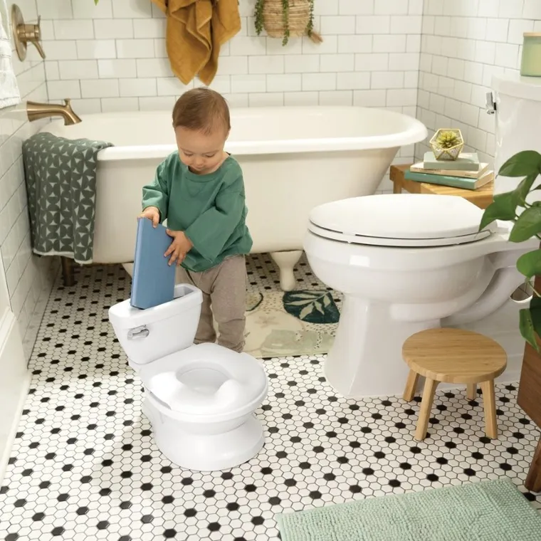 InGenuity, My Size Potty PRO, toaleta dziecięca z dźwiękiem, 2w1, biała