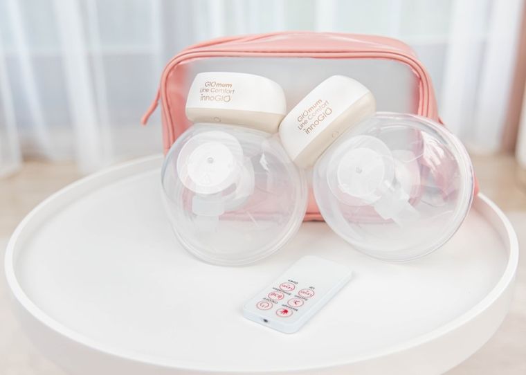 InnoGIO, GIOmumLine Comfort, laktator elektryczny, muszlowy, podwójny