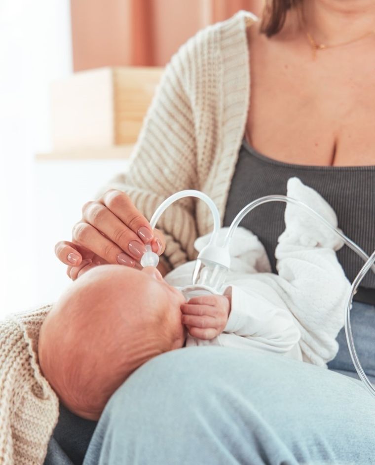 InnoGIO, GIOmumLine Soft, laktator elektryczny z aspiratorem, muszlowy, podwójny