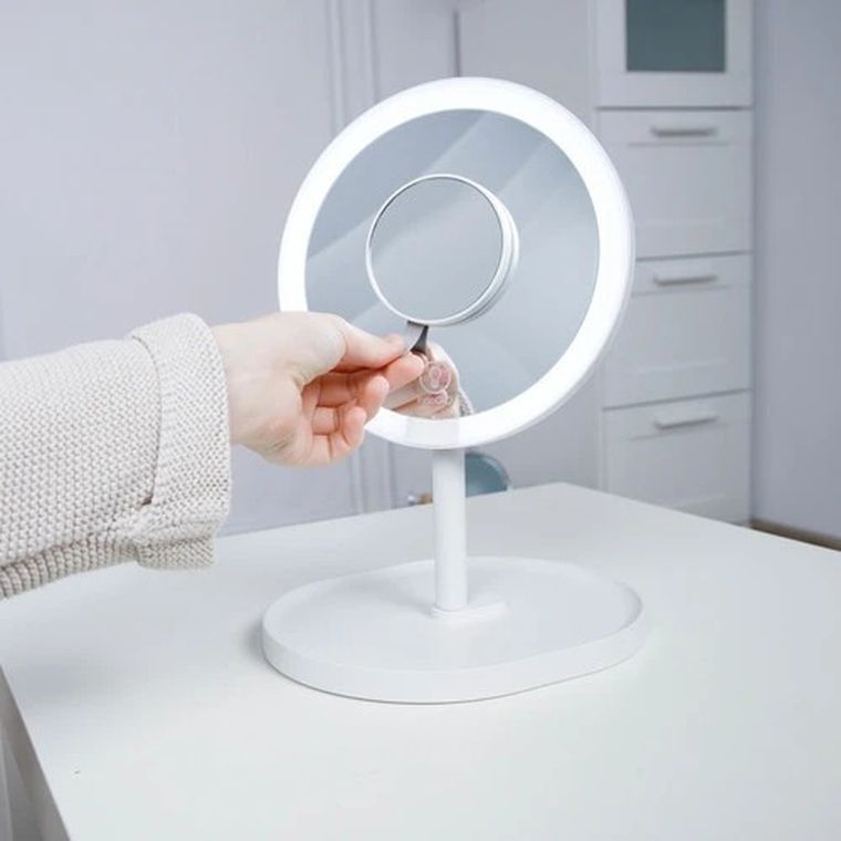 InnoGIO, GIOperfect Diamond Glow, lusterko kosmetyczne, z podświetleniem LED