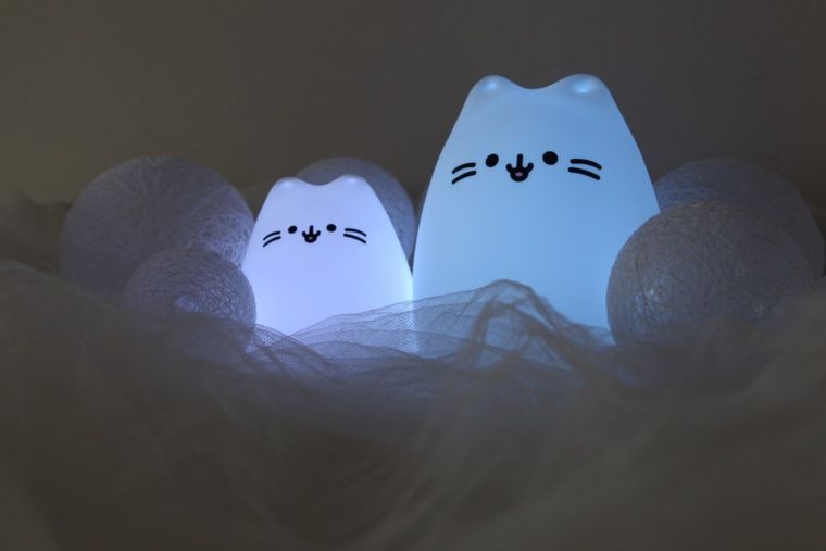 InnoGIO, Kitty, silikonowa lampka nocna, midi