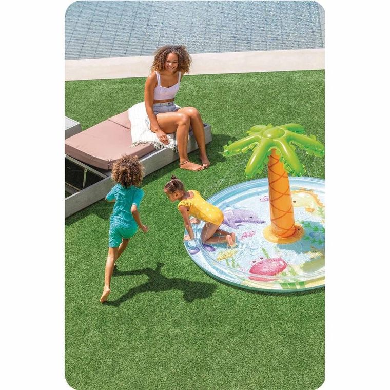 Intex, basen dmuchany, wyspa z palmą, 104-173 cm