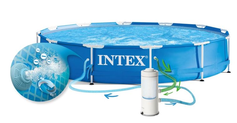 Intex, basen ogrodowy, stelażowy, 10w1, 366-76 cm