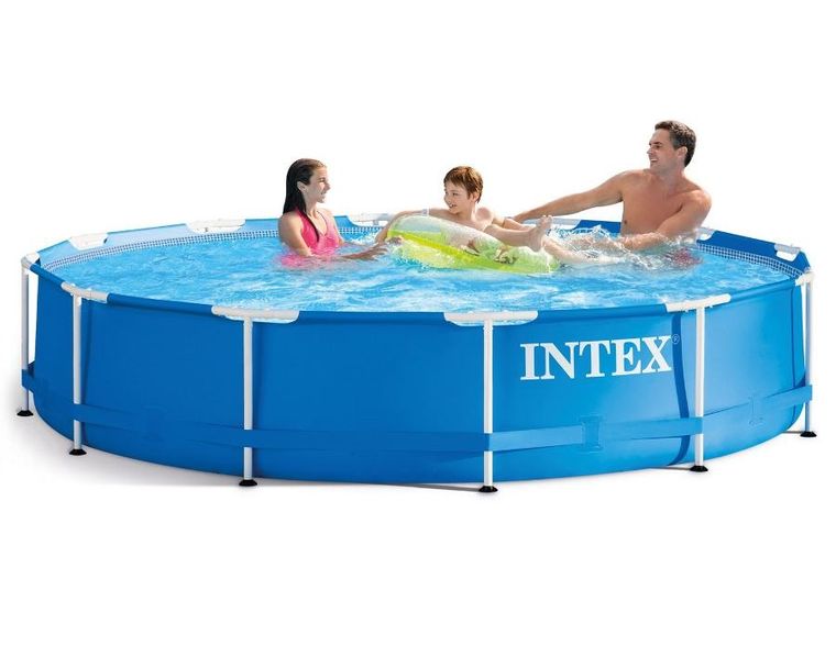 Intex, basen ogrodowy stelażowy, 366-76 cm, zestaw 6w1