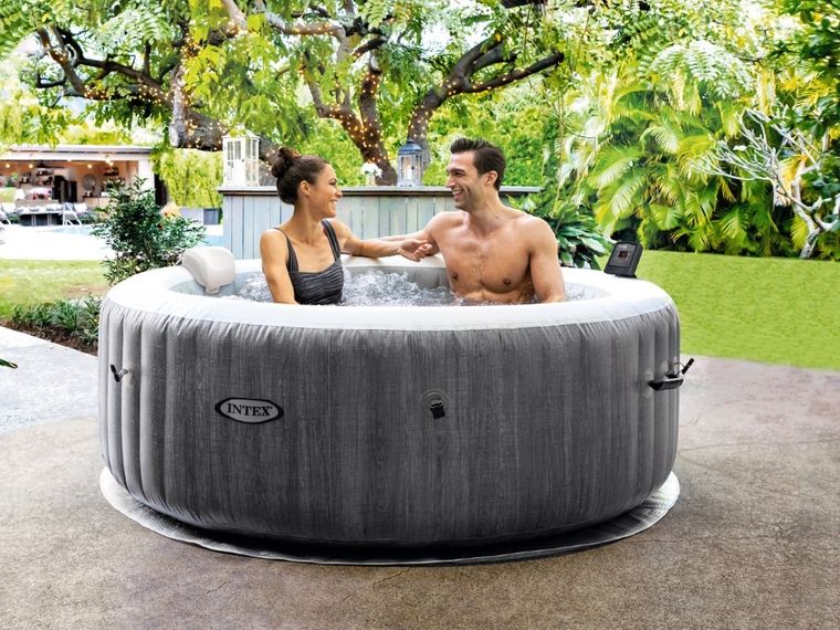 Intex, dmuchane SPA jacuzzi z hydromasażem, 4 os., 196-71 cm