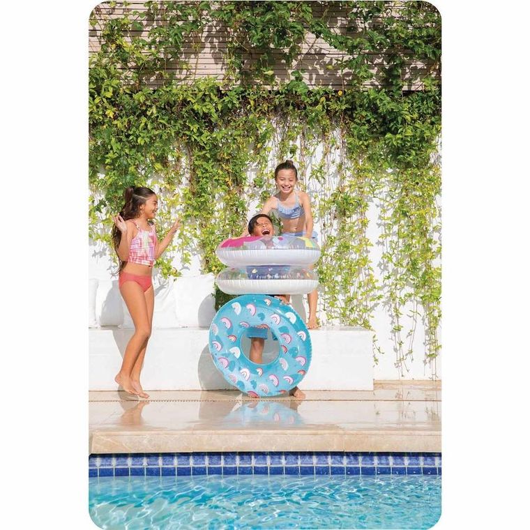 Intex, koło do pływania, tęcze, 81 cm